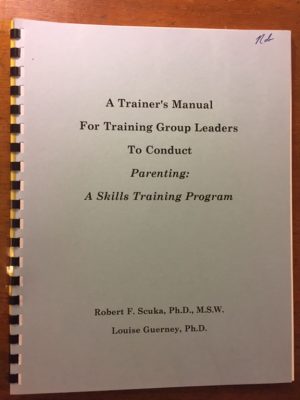 M-405 – A Trainer’s Manual for Training Group Leaders to Conduct Parenting: A Skills Training Program